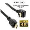 CAVO MONITOR HDMI/HDMI "GOLD" 1,8 MT M/M 1.4bv con Teminali  Curvo