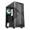 CASE ATX SPACIRC XO - Gaming Middle Tower, 2x12cm ARGB fan, USB3 NO PSU 