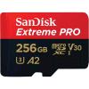 MICRO SECURE DIGITAL 256GB SanDisk Extreme Pro SD-adapt.lettura 200MB/s scrittura 140MB/s,SDSQXCD-256G-GN6MA