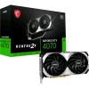 SCHEDA GRAFICA GEFORCE MICROSTAR RTX 4070 12GB Ventus 2X E 12G OC 192bit GDDR6X HDMI 3XDP,V513-432R